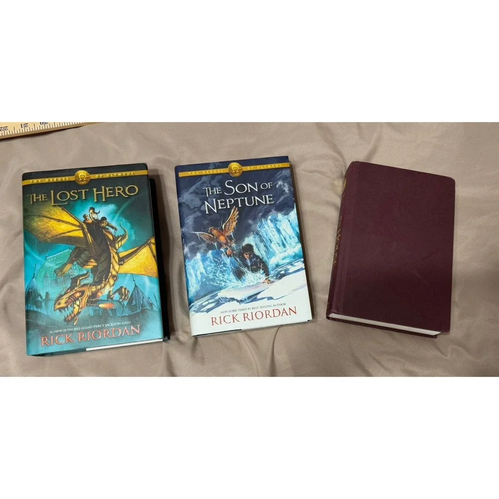 The Heroes of‎ Olympus Rick Riordan Hardcover Books 1,2,4 All First Edition